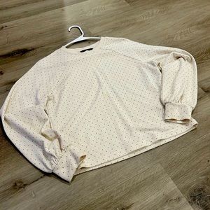 Banana Republic Polka Dot Sweater. Black dots on white size. XS